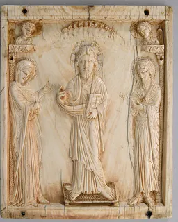 Icon with the Deesis by Anonymous