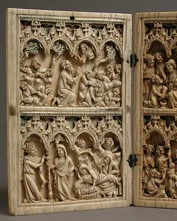 Diptych with Scenes from the Life of Christ by Anonymous