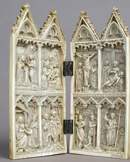 Diptych with Scenes from the Life of Christ by Anonymous