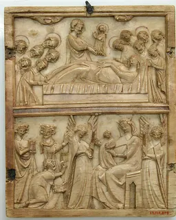 Central Leaf of a Diptych by Anonymous