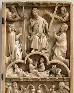 Leaf from an Ivory Diptych by Anonymous