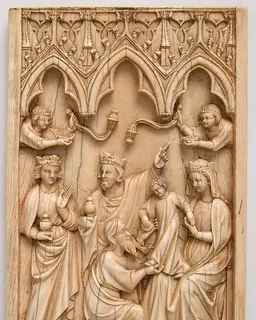 Panel with the Adoration of the Magi by Anonymous