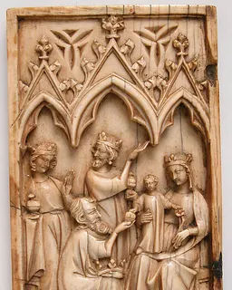 Leaf from a Diptych with the Adoration of the Magi by Anonymous