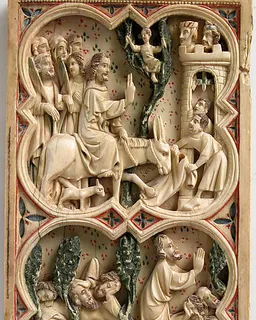 Leaf from a Diptych with Scenes from the Life of Christ by Anonymous