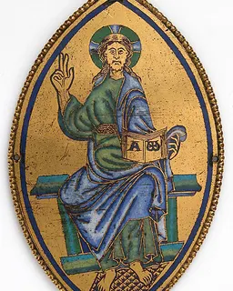 Plaque with Christ in Majesty by Anonymous
