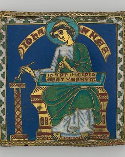 Plaque with Saint John the Evangelist by Anonymous