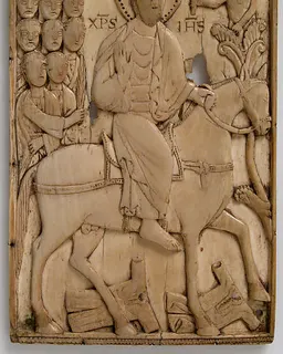Plaque with Jesus’ Entry into Jerusalem by Anonymous