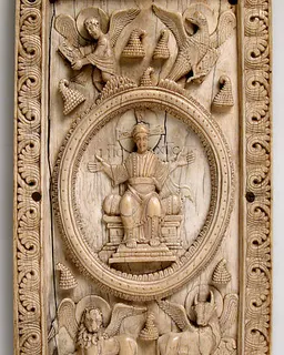 Plaque with Christ and the Symbols of the Four Evangelists by Anonymous