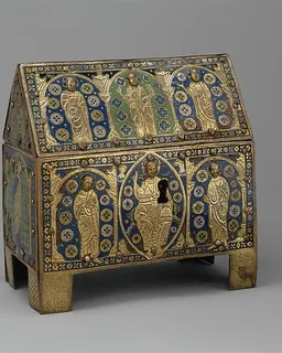 Chasse with Christ in Majesty and Apostles by Anonymous