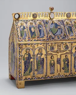 Chasse with the Crucifixion and Christ in Majesty by Anonymous