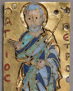 Plaque with Saint Peter by Anonymous