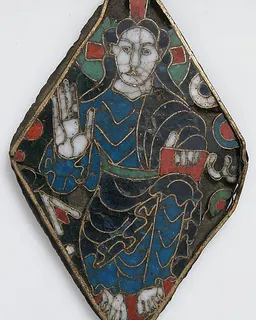 Plaque with Christ in Majesty by Anonymous