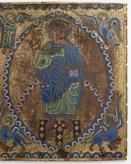 Plaque of Christ in Majesty by Anonymous
