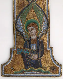 Plaque from a Cross with the Winged Man of Saint Matthew by Anonymous