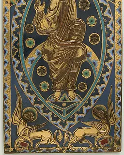 Plaque with Christ in Majesty by Anonymous