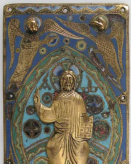 Plaque with Christ in Majesty by Anonymous