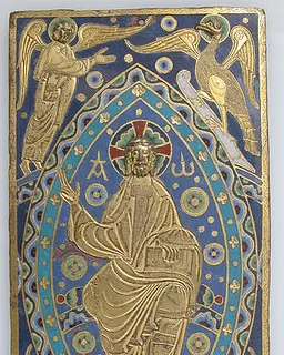 Book-Cover Plaque with Christ in Majesty by Anonymous