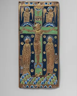 Book Cover Plaque with the Crucifixion by Anonymous