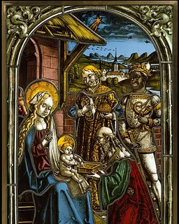Adoration of the Magi by Circle of Peter Hemmel von Andlau (Strassburger Werkstattgemeinschaft)
