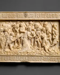 The Road to Calvary by Master of the Lorsch Calvary
