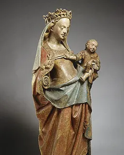 Virgin and Child with Bird by Anonymous