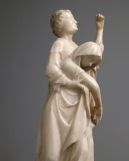 The Virgin Supported by Saint John, from a Crucifixion Group by Anonymous