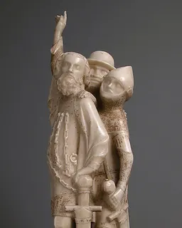 The Centurion and Two Soldiers, from a Crucifixion Group by Anonymous