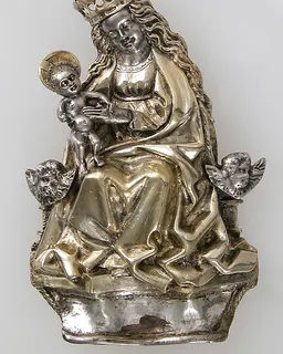 Badge with the Virgin and Child by Anonymous