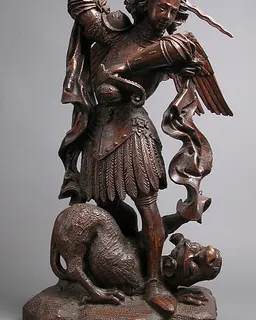 Saint Michael Slaying the Demon by Anonymous