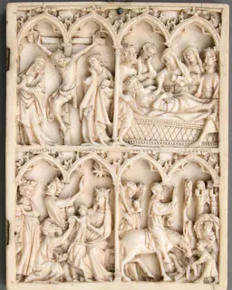 Right Wing of a Diptych by Anonymous