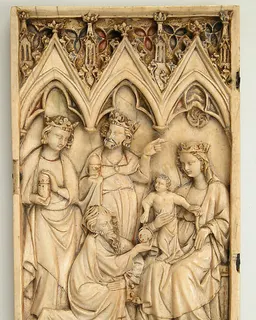 Leaf from a Diptych with the Adoration of the Magi by Anonymous