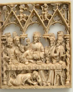 Plaque with the Last Supper by Anonymous