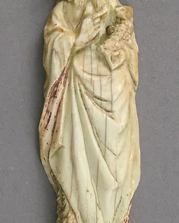 Plaque with Saint John the Baptist by Anonymous