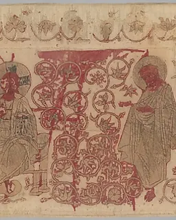 Altar Frontal with Deesis by Anonymous