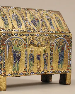 Chasse with The Crucifixion and Christ in Majesty by Anonymous