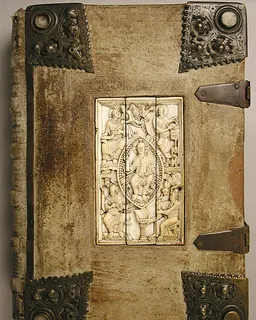 Plaque with Christ in Majesty and the Four Evangelists by Anonymous