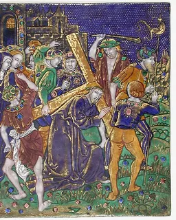 Plaque with Christ Carring Cross by Nardon Pénicaud