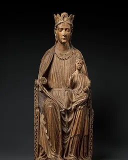 Enthroned Virgin and Child by Anonymous