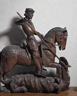 Saint George and the Dragon by Anonymous
