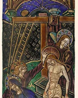 Triptych Panel with the Lamentation by Anonymous