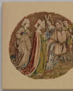 The Empress and Porphyrius Visit St. Catherine in Prison by Anonymous