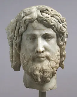 Head of Christ or Zeus by Anonymous