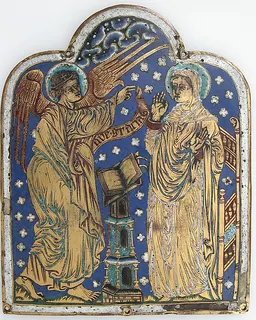 Plaque with The Annunciation by Anonymous