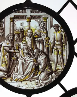 Roundel with the Adoration of the Magi by Hans Memling