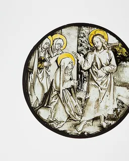 Roundel with Christ Taking Leave of His Mother by Hans Schäufelein