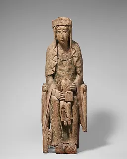 Enthroned Virgin and Child by Anonymous
