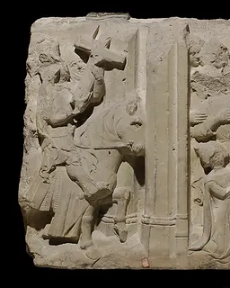 Scene from the Legend of the True Cross by Anonymous