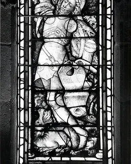 Panel with Saint George and the Dragon by Anonymous