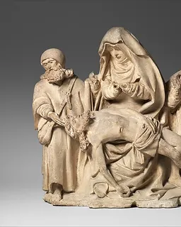 Pietà with Saint Nicholas and Saint James the Great by Anonymous