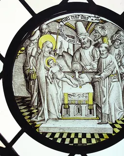 Roundel with the Circumcision by Anonymous